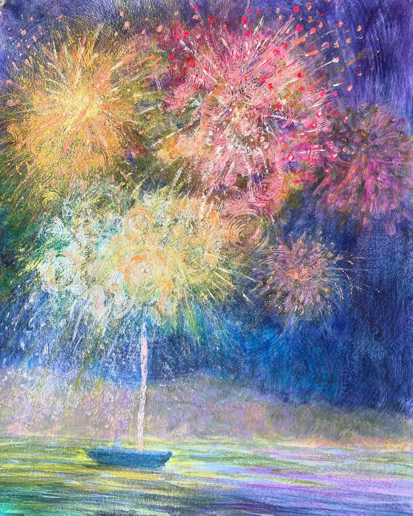 Fireworks Over Lake Mohawk