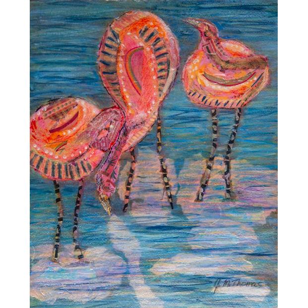 Sassy Flamingos