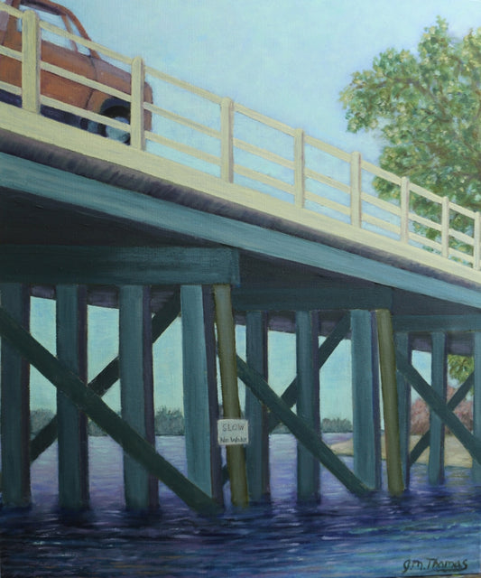 Looking Up At Manitou Bridge – Lake Mohawk Series