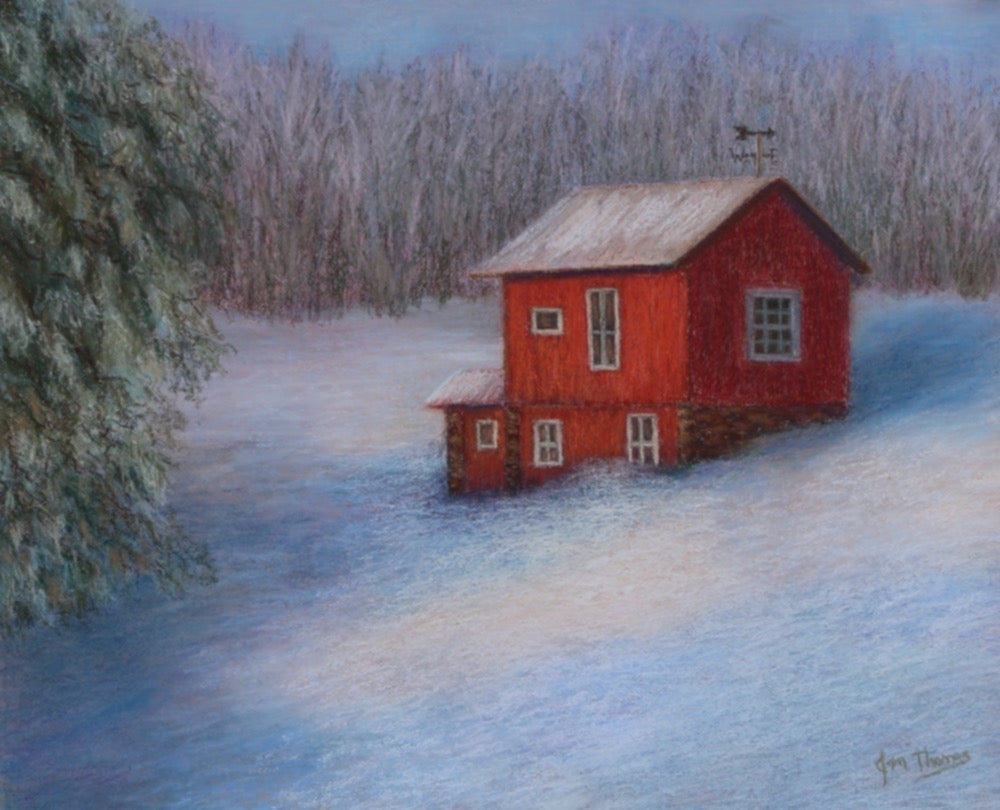 Snowy Barn